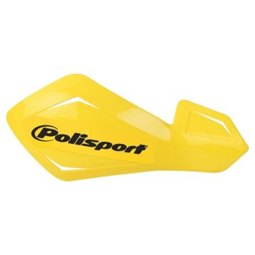 POLISPORT FREEFLOW LITE HAND GUARDS WITH ALUMINIUM MOUNTING KIT YELLOW